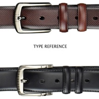 Ceinture fine en cuir PU pour hommes avec boucles Machine de fabrication de ceintures métalliques