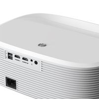 Proyector Holográfico Multimedia 4K con Enfoque Automático, Sonido Estéreo 3D, Video Beamer LCD Full HD 1080P Nativo de 700 ANSI Lúmenes, Novedad