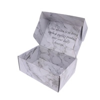 Boîte d'expédition en carton ondulé kraft recyclable haut de gamme avec logo personnalisé pour l'emballage de marque