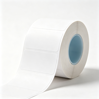 Etiquetas de Código de Barras en Blanco del Fabricante Haoxuan, Rollo de Etiquetas de Papel Térmico Directo para Impresión de Datos e Identificación de Productos