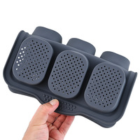 Moule à pain français en silicone alimentaire à 9 cavités, résistant à la chaleur et au four, compatible lave-vaisselle, pour mini-baguettes modernes et pains à hot-dog