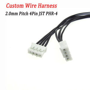 Fabrieks-OEM 4-pins JST PHR-4 connector kabelassemblage, 2,0 mm pitch, dubbelzijdig, op maat gemaakte lengte voor RC drone batterij - Product Image 1