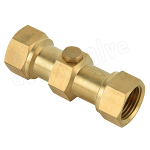วาล์วกันกลับแบบสวิงคู่ คุณภาพสูง DN15 ผลิตจากทองเหลือง - Product Image 5