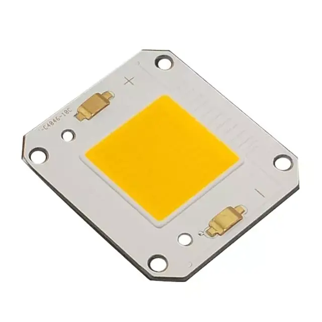 Alta potencia 10W 20W 30W 50W 100W Epistar Bridgelux Chip Cooper Base COB Chip fuente de luz LED para reflector led downlight