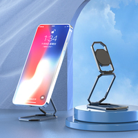 Support de téléphone portable pliable en alliage de zinc, réglable en hauteur, anti-corrosion, portable, vente en gros