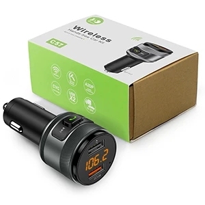 Chargeur de voiture USB <span class=keywords><strong>pas</strong></span> <span class=keywords><strong>cher</strong></span> en gros, émetteur <span class=keywords><strong>FM</strong></span> sans fil, charge rapide C57 QC3.0, émetteur <span class=keywords><strong>FM</strong></span> sans fil - Product Image 6
