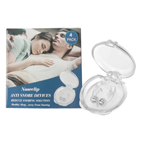 Kit de dilatateurs nasaux magnétiques transparents avec logo personnalisable, dilatateur nasal en silicone médical de qualité supérieure pour une meilleure circulation de l'air
