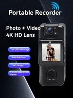 Kamera Tubuh 1080P Laris Manis dengan Layar LCD 30fps, Penglihatan Malam Inframerah, Tahan Air, Ringan untuk Aktivitas Luar Ruangan