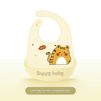 Bavoirs pour bébé en silicone de qualité alimentaire sans BPA, imperméables, souples et ajustables, pièces et accessoires spéciaux pour bébés et tout-petits