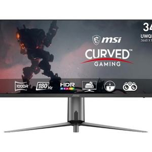 MSI MAG 345CQR 34" UWQHD (3440x1440) HDR 180Hz 1ms (MPRT) VA Curve 1000R <b>Gaming</b> <b>Monitor</b> - Product Image 1