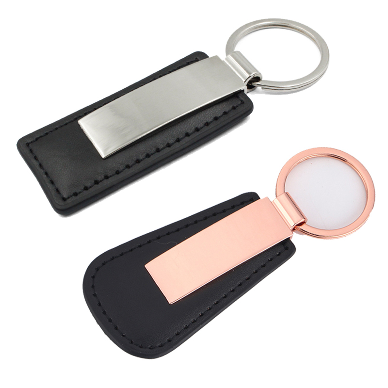 Custom Logo Metal Genuine Leather Personalized