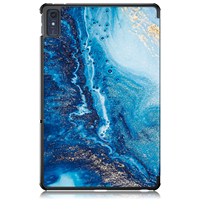 Étui en cuir PU à impression soyeuse ultra fin à trois volets avec support pour tablette Lenovo Tab M10 5G 10.6 TB360ZU