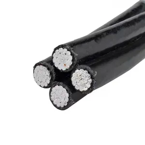 Low Voltage 2*50Mm2 Twisted Aluminum Service Drop ABC Cable