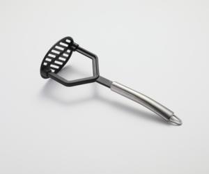 Heavy-Duty Stainless Steel Handle <b>Potato</b> <b>Masher</b> with Nylon Head for Smooth Mashing 28cm - Product Image 1