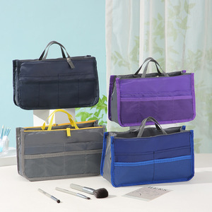 Reise-Einsatztaschen <span class=keywords><strong>Organizer</strong></span> Handtaschen-<span class=keywords><strong>Organizer</strong></span> Bonbonfarben Universelle Kosmetiktasche Doppelreißverschluss Aufbewahrungstasche für Kleinteile - Product Image 3