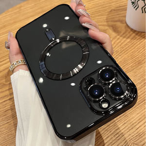 <span class=keywords><strong>Cover</strong></span> per <span class=keywords><strong>Cellulare</strong></span> Antiurto con Finitura Galvanica per iPhone 17 Air, Custodia per Telefono con Ricarica Magnetica Sicura per 15 Pro Max - Product Image 2