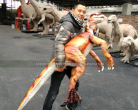 Marionnette de dinosaure en caoutchouc, modèle inspiré du dessin animé mario, de haute qualité, bon marché, pour parc d'attractions, 1 pièce