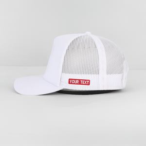 Gorra Trucker de Malla con Logotipo Bordado Personalizado, Etiqueta Tejida, de Alta Calidad, para Adultos, de 5 Paneles, con Visera Curva Ajustable y Cierre Snapback - Product Image 6