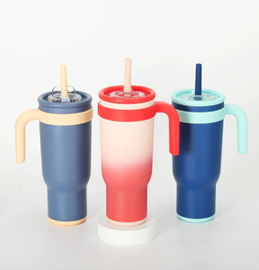 Bicchiere personalizzato <span class=keywords><strong>con</strong></span> manico personalizzato da 40 once tazza personalizzata da viaggio <span class=keywords><strong>con</strong></span> coperchio e paglia-Laser inciso <span class=keywords><strong>con</strong></span> testo del Logo del <span class=keywords><strong>nome</strong></span> - Product Image 4