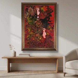 Dipinti ad Olio di Arte Astratta Moderna del Maestro Zhang Hong, Decorazioni Murali Dipinte a Mano con Stampa Digitale - Product Image 4