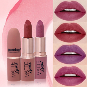 New Solid <strong>Matte</strong> <strong>Lipstick</strong> with Long Lasting Color and Waterproof Property 12 Colors Available - Product Image 1