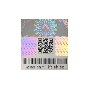 Adesivi Olografici Personalizzati con Codice QR Anti-Contraffazione, Etichette di Sicurezza Laser con Un Codice per Ogni Prodotto per Blind Box e Prodotti IP - Product Image 2