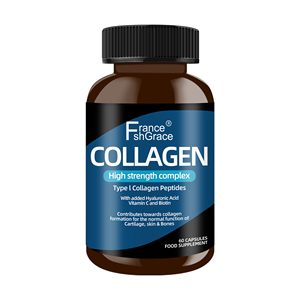 Capsule Premium di Peptidi di Collagene 60 Capsule per la Salute di <span class=keywords><strong>Unghie</strong></span>, <span class=keywords><strong>Capelli</strong></span> e Pelle <span class=keywords><strong>Integratore</strong></span> di Collagene Marino - Product Image 1