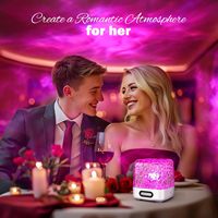 Projecteur d'aurores boréales LED TSINYE avec haut-parleur Bluetooth, 16 couleurs, lampe de table Luminorthe Cube avec commande tactile/télécommande