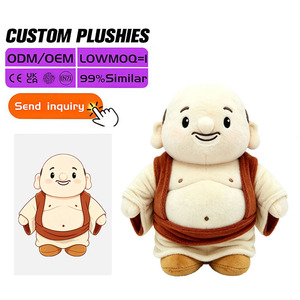 Peluche personnalisée brodée, tendance, kawaii, personnage humanoïde, super douce, petite figurine en peluche pour un bureau esthétique - Product Image 4