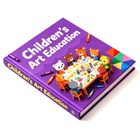 Venta al por Mayor de Fábrica, Libros Infantiles de Tapa Dura de Alta Calidad con Diseño Personalizado, Encuadernación Cosida, Impresión en Papel Recubierto con Película