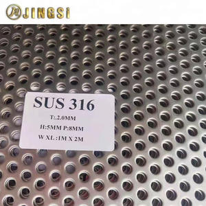 Pannello forato in alluminio 4x8 in acciaio inox perforato foglio decorativo forato in lamiera maglia metallica perforata - Product Image 5