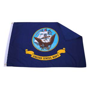 <span class=keywords><strong>Drapeau</strong></span> <span class=keywords><strong>de</strong></span> la marine américaine personnalisé <span class=keywords><strong>de</strong></span> haute qualité et durable, 100% pénétration d'encre, imprimé numériquement sur polyester, couleurs magnifiques - Product Image 1
