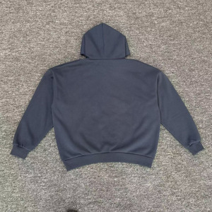 Individuelles Logo-Design Unisex Velours-Fleece 500g/m² Schwerer Dicker Bonded Hoodie Übergroßer Lässiger OEM ODM Kapuzenpullover - Product Image 2