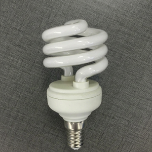 Lampe à économie d'énergie 11W E27 T2 Demi-spirale blanche 6000K Lumière chaude douce 6000 heures 60 Lm/W CRI 80 Garantie de 2 ans - Product Image 1