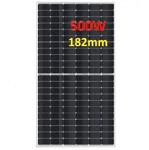 모노 하프 셀 540w 태양 전지 패널 중국 좋은 품질 550w 셀 패널 안부 슬로프 낮은 가격