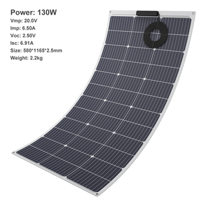 Câble solaire flexible à double cœur de 130 watts, 20 volts, sortie unilatérale pour système d'éclairage solaire - Product Image 2