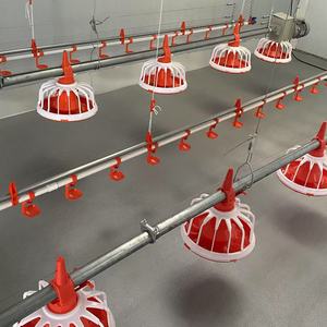 Vente directe d'usine de nouveaux mangeoires en plastique pour poulet volaille divers modèles d'équipement d'élevage automatique avec 1 an de garantie - Product Image 1