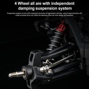 รถบังคับวิทยุ SJY-KF11 2.4G ขับเคลื่อนสี่ล้อ ขนาด 1:16 พร้อมมอเตอร์แบบแปรงถ่าน 390 ความเร็ว 30 กม./ชม. กันน้ำกระเซ็น รถดริฟท์ออฟโรด รถแข่ง - Product Image 6