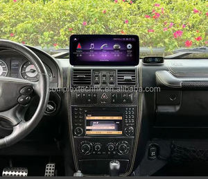 เครื่องเล่นดีวีดีติดรถยนต์ระบบแอนดรอยด์ Qualcomm Carplay ขนาด 10.25 นิ้ว และ 12.3 นิ้ว พร้อมระบบนำทาง GPS สำหรับรถยนต์เมอร์เซเดส-เบนซ์ จีคลาส W461 ปี 2007-2011 - Product Image 4