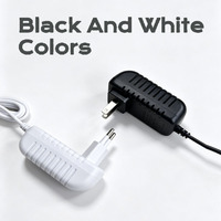 Adaptateur secteur mural de haute qualité 12V 1A 1.5A 15W 100-240V 50/60HZ avec prise EU/US pour bande LED, CCTV, routeur