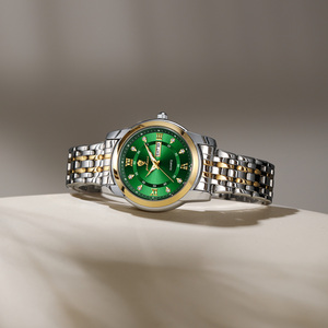Montre-bracelet à quartz pour femme Gohuos <span class=keywords><strong>7801</strong></span>, nouvelle marque tendance, bracelet en acier inoxydable, calendrier personnalisé, lumineuse, montres féminines à la mode - Product Image 2