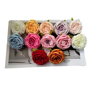 Tête de rose artificielle Junheyuan, branche unique, décoration intérieure, accessoires de mariage, décoration photographique - Product Image 5