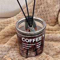 Fabricant de produits d'ambiance pour la maison – Diffuseur à bâtonnets parfumés aux huiles essentielles, nouveau design style tasse à café, et liquide de recharge