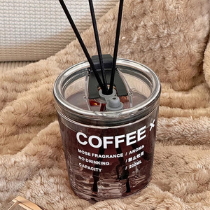 Huisparfumproductfabrikant op maat gemaakte koffiekopvorm nieuw design essentiële oliën geurende rietdiffuser en navulvloeistof - Product Image 6