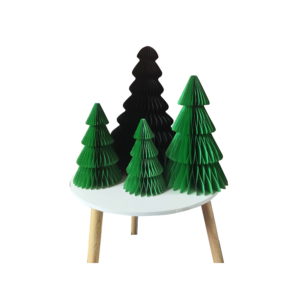 Hot bán nhiều kích thước trang trí lễ hội đồ trang trí tổ ong giấy Cây giáng sinh - Product Image 5