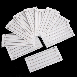 Aiguilles de tatouage jetables, paquet de 50, 3.0mm, en acier inoxydable, pour le contour et l'ombrage, accessoires pour machines à tatouer - Product Image 1