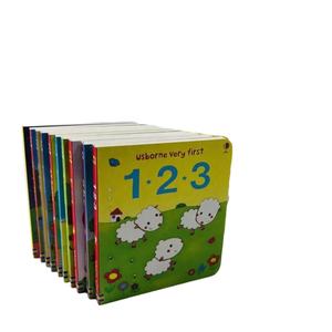 Primeras Palabras en Inglés para Bebés, Juego de Cajas de Alfabeto y Números para Niños, Libro de Cartón de Tapa Dura para Niños Pequeños - Product Image 1