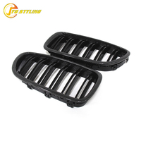 Calandre avant en fibre de carbone M5 F10 pour BMW Série 5 F10, calandre double à double lamelle, aérations de pare-chocs avant