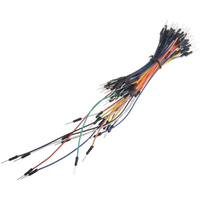 Kit de 65 cables de puente multicolor para protoboard, cables Dupont de 2.54mm para prototipos de PCB y pruebas de circuitos