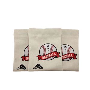 Bolsas de lona de 12 oz para semillas de béisbol, bolsas de regalo, monederos para jugadores de equipos de béisbol, recuerdos de fiesta, bolsas exprimibles y carteras - Product Image 5